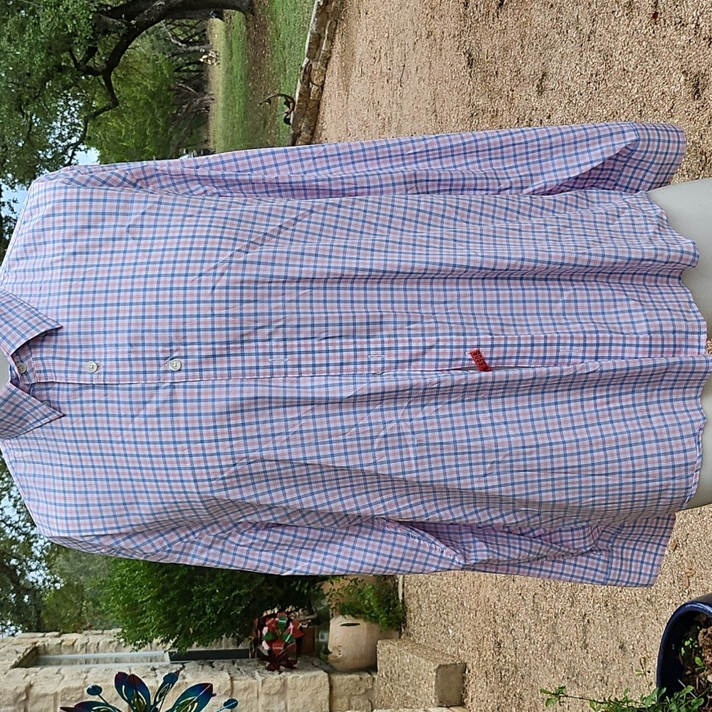 Faherty Brand Button Down Supima Cotton Plaid Shi… - image 3